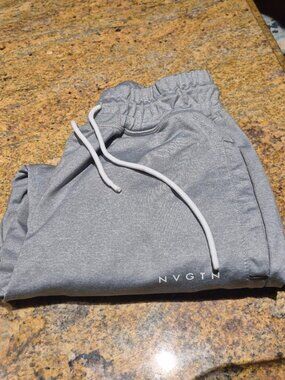 NVGTN LIGHT SILVER SWEATPANTS SZ S